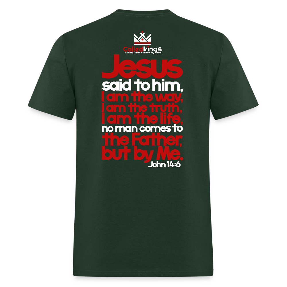 Jesus Is the Answer - forest green