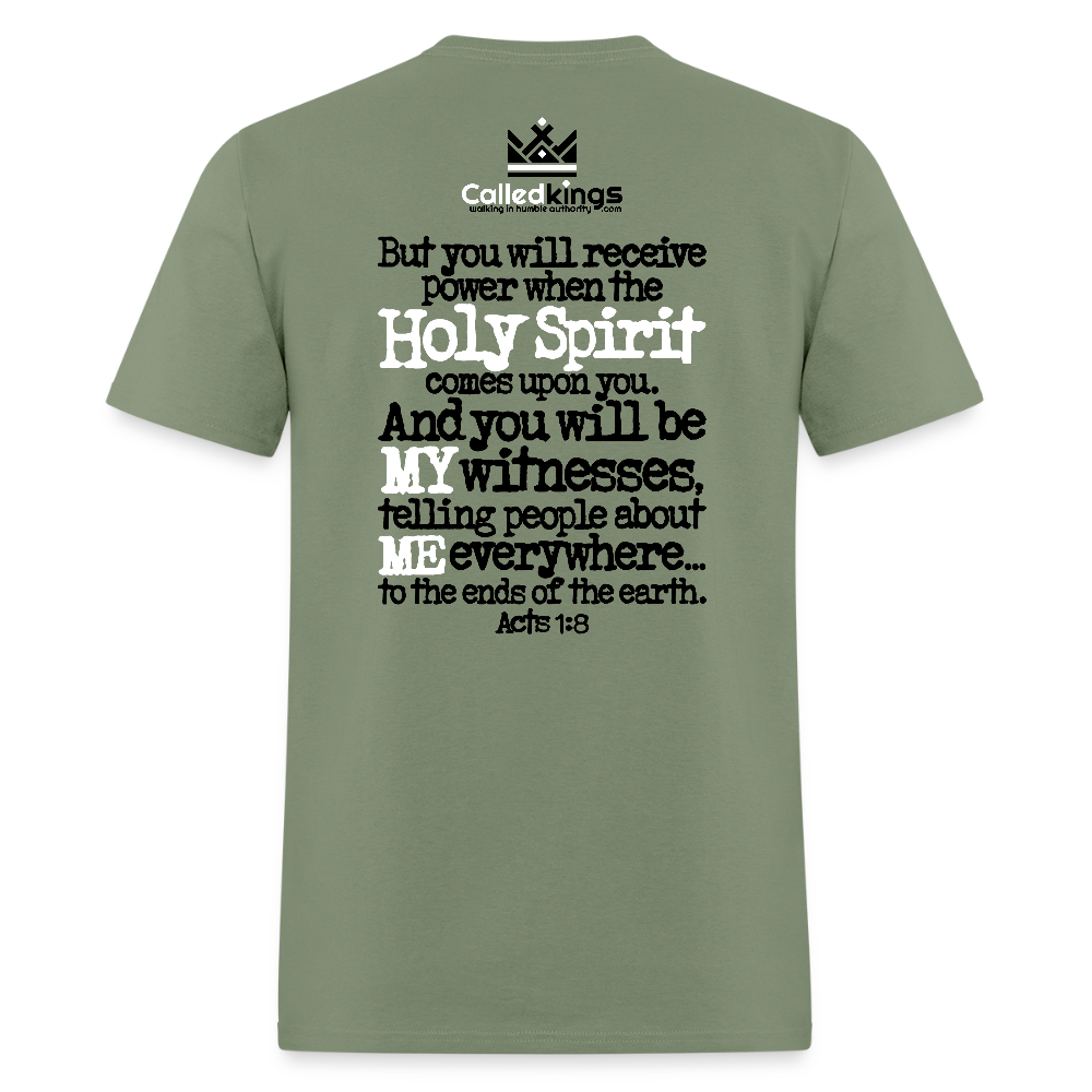 Church His Hands His Feet - military green