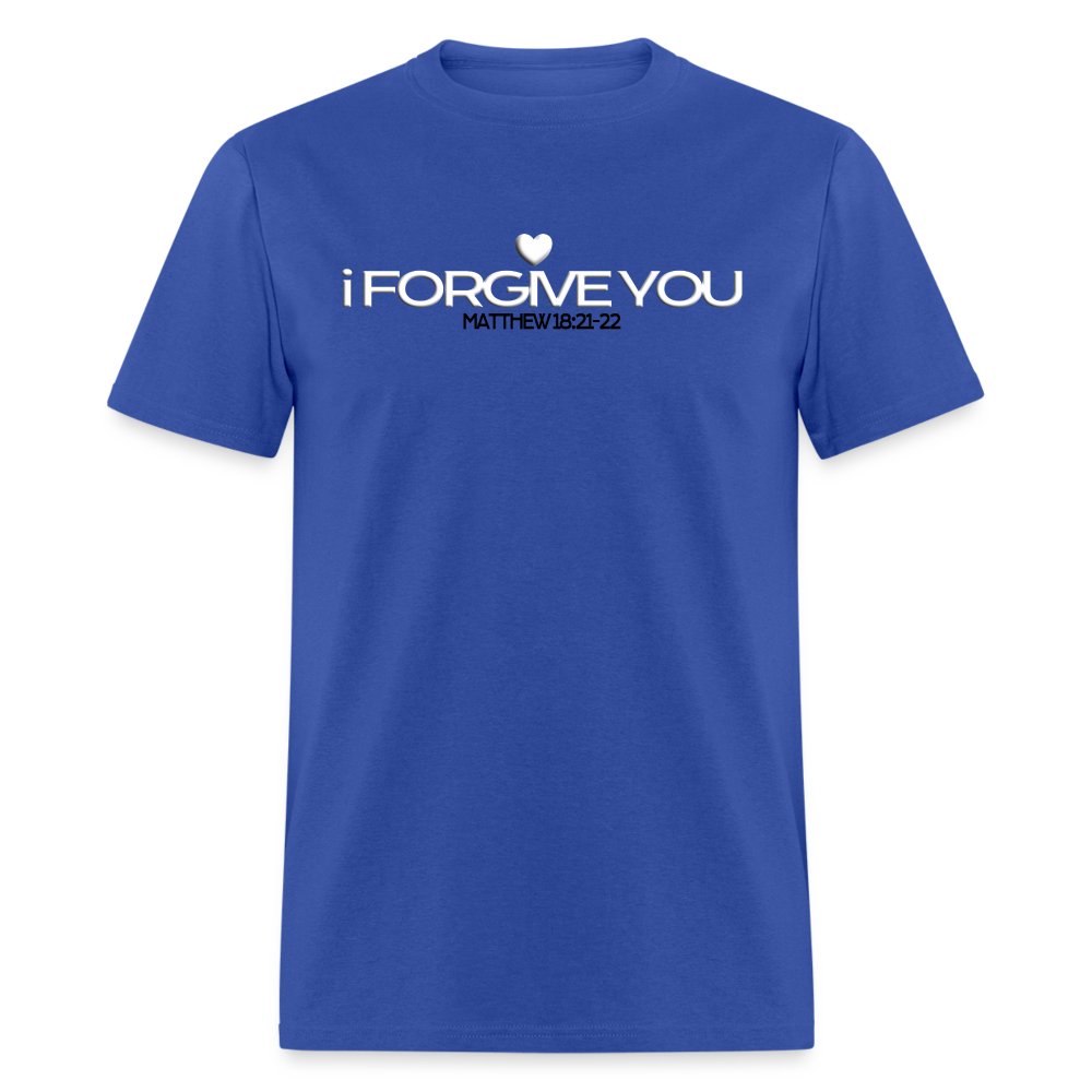 I Forgive You 70x7 - royal blue