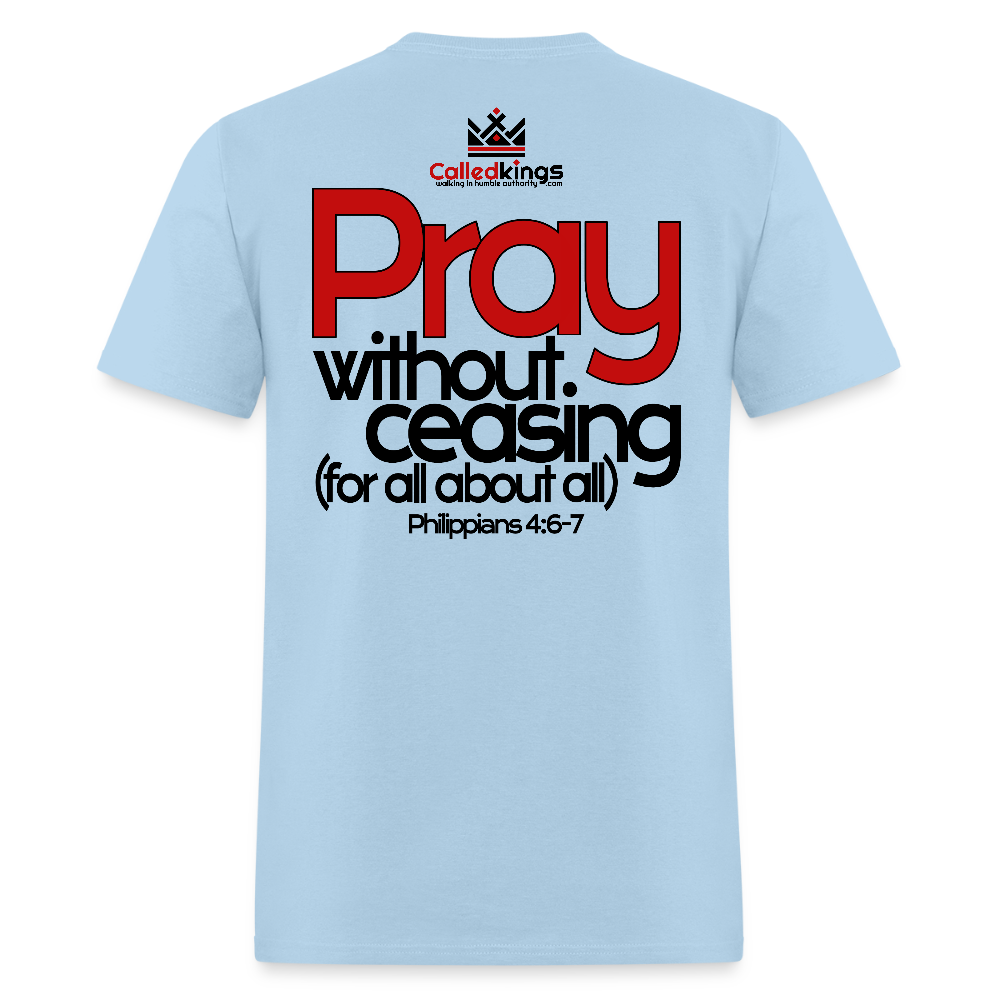 WTBSF? Pray Without Ceasing - powder blue