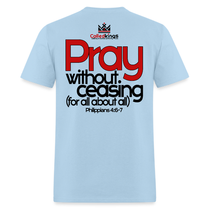 WTBSF? Pray Without Ceasing - powder blue