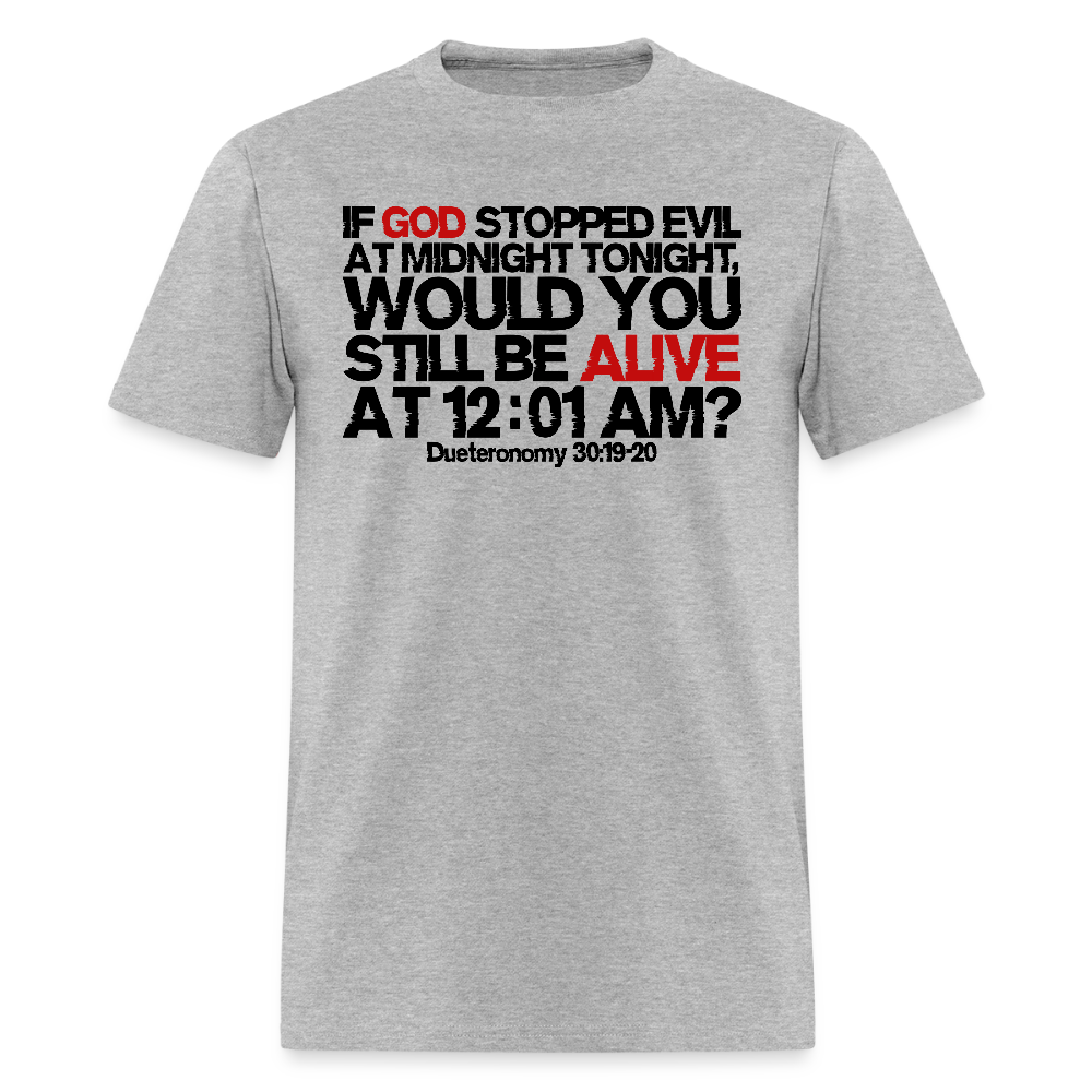 If God Stopped Evil - heather gray