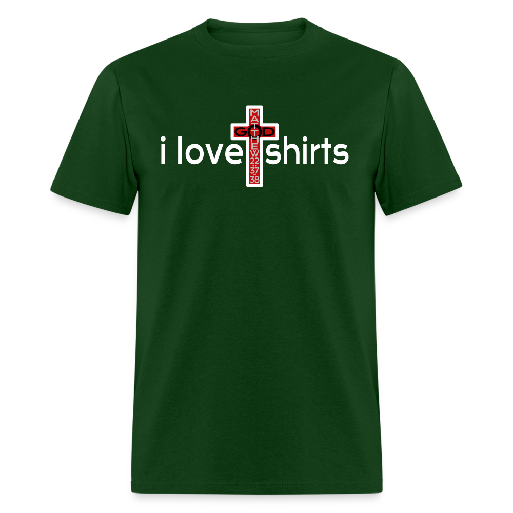 I Love T Shirts - forest green