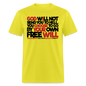 God Will Not Send You To Hell - yellow