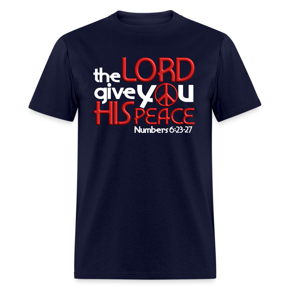 The Lord Give You His Peace - navy