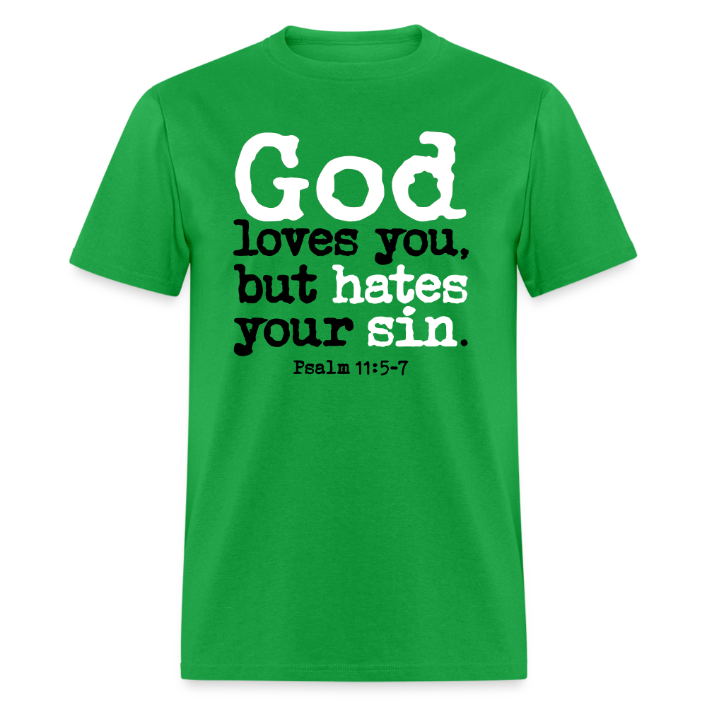God Hates Sin - bright green