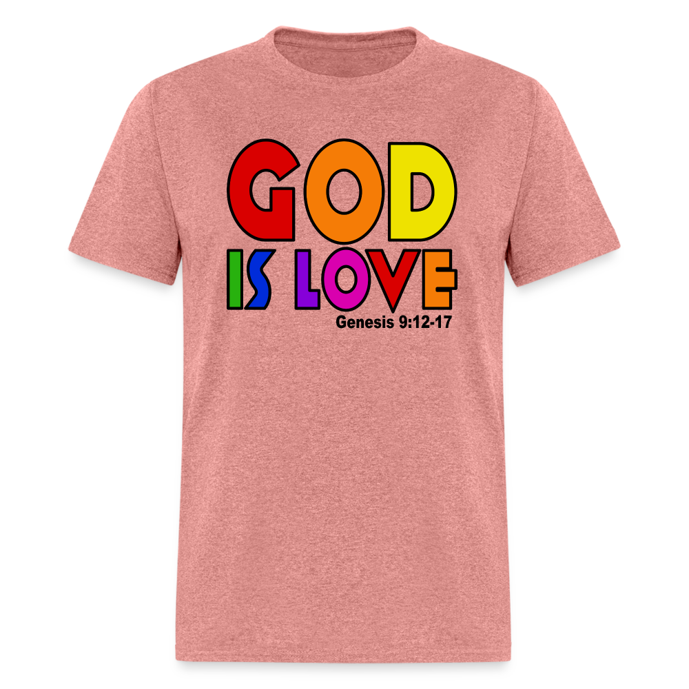 GOD is Love - heather mauve