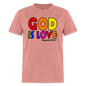 GOD is Love - heather mauve