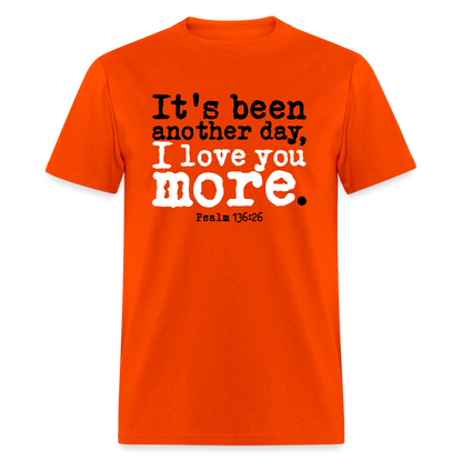 Another Day I Love You More - orange