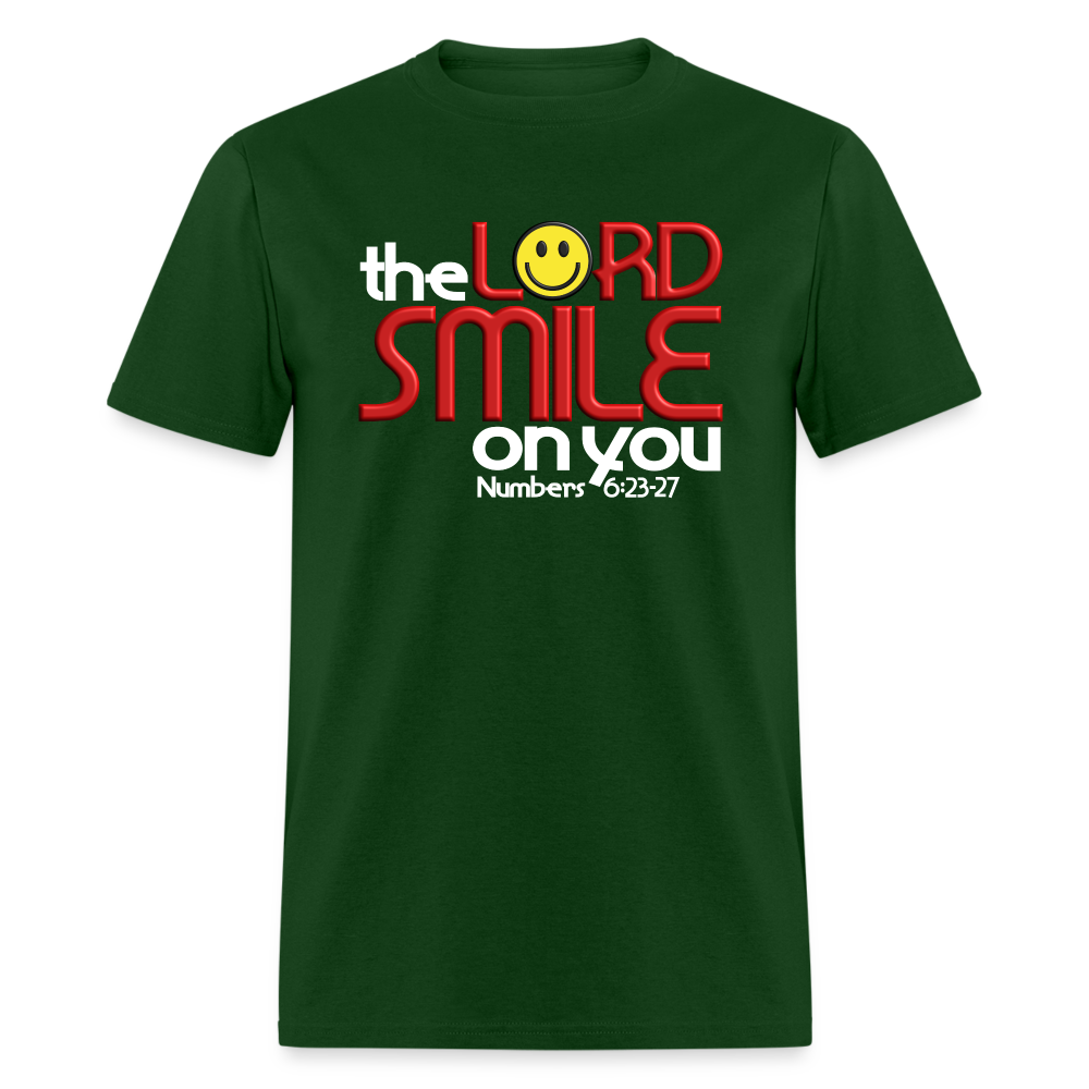 The Lord Smile On You - forest green