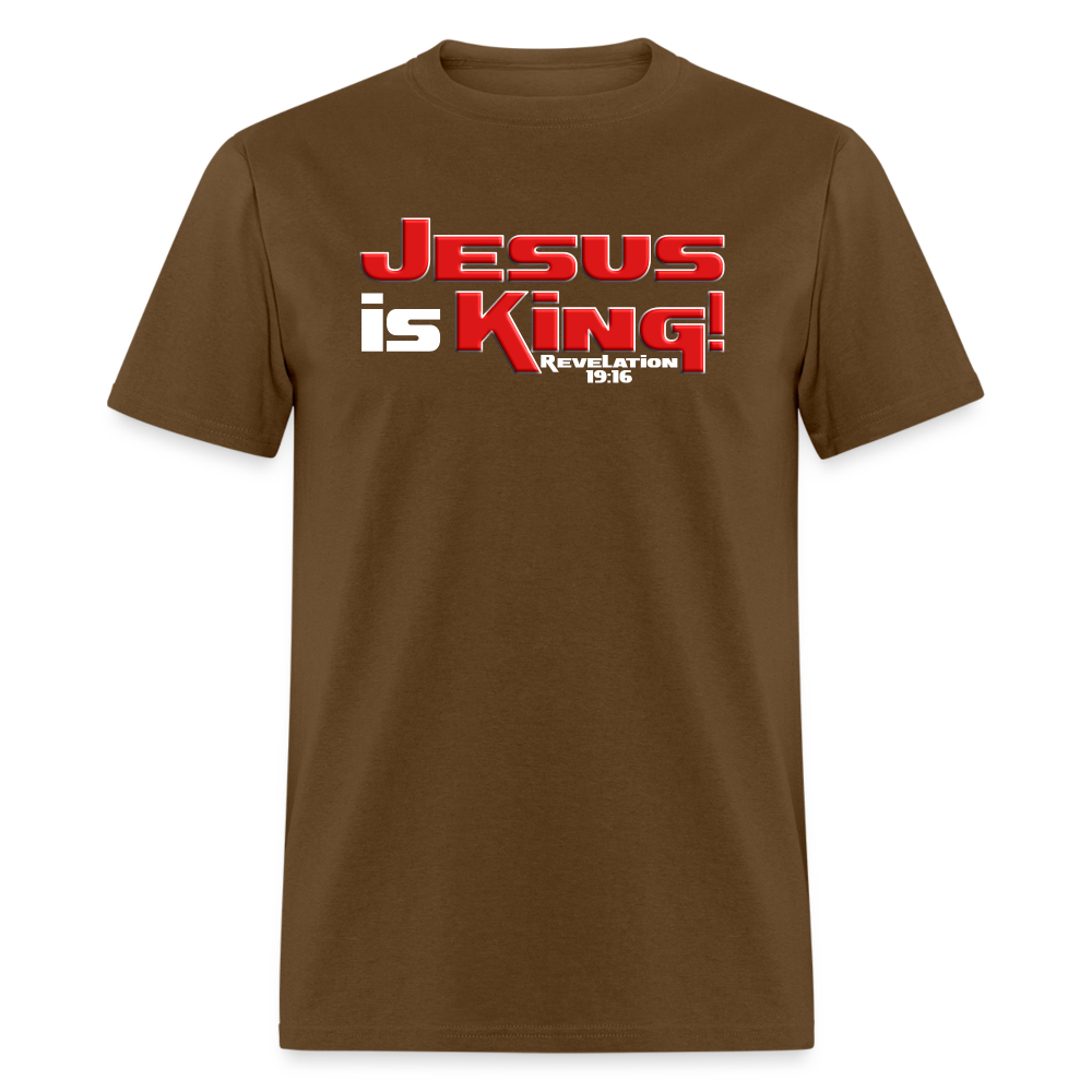 Jesus is King - brown