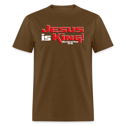 Jesus is King - brown