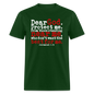 Dear God Protect Me - forest green
