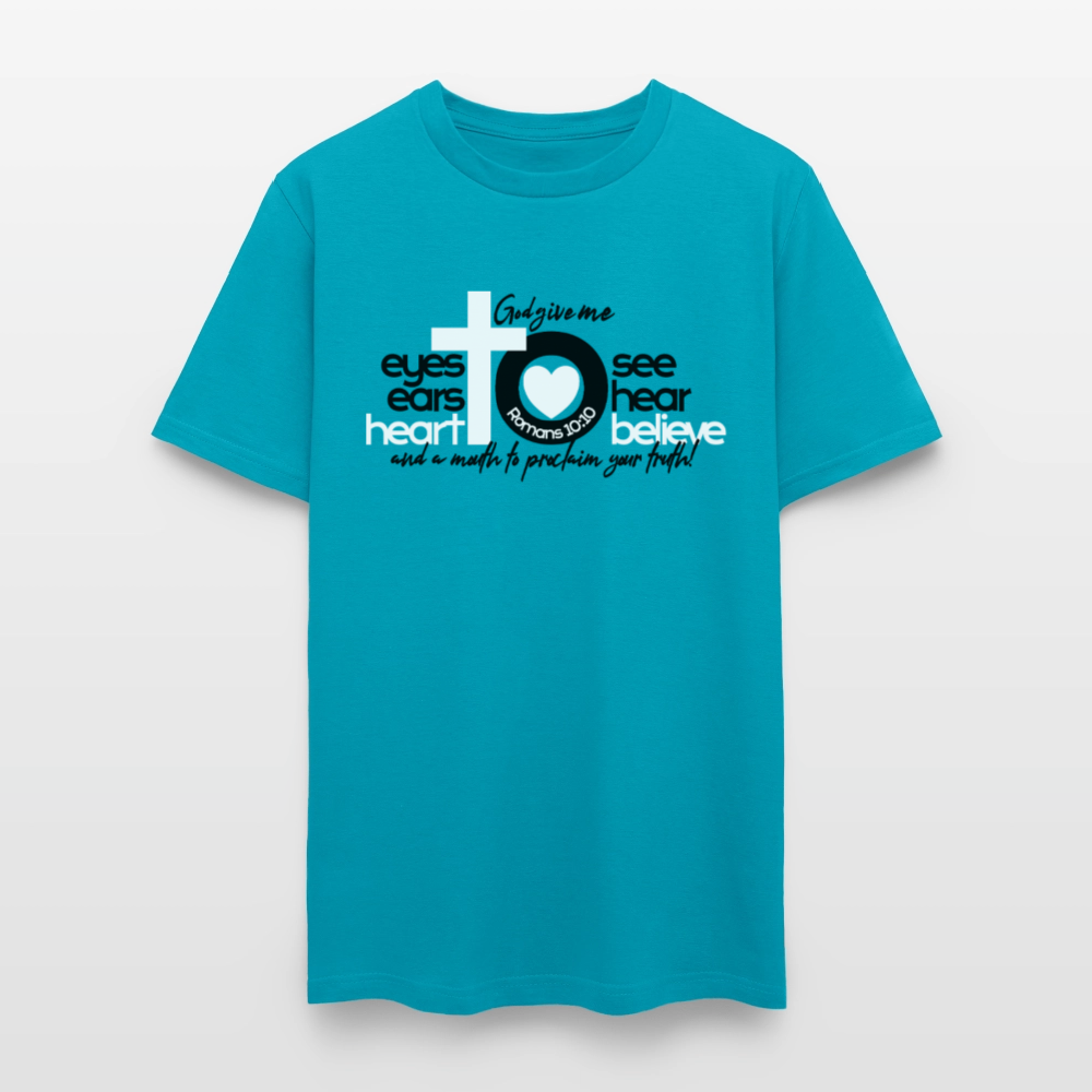Eyes Ears Heart - turquoise