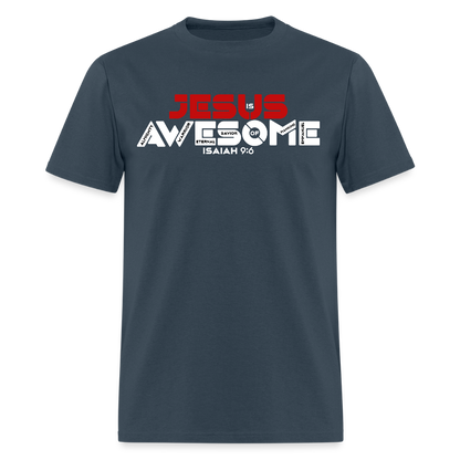 Jesus is Awesome -  blue dusk