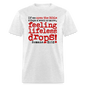 Open Bible Feeling Lifeless Drops - light heather gray