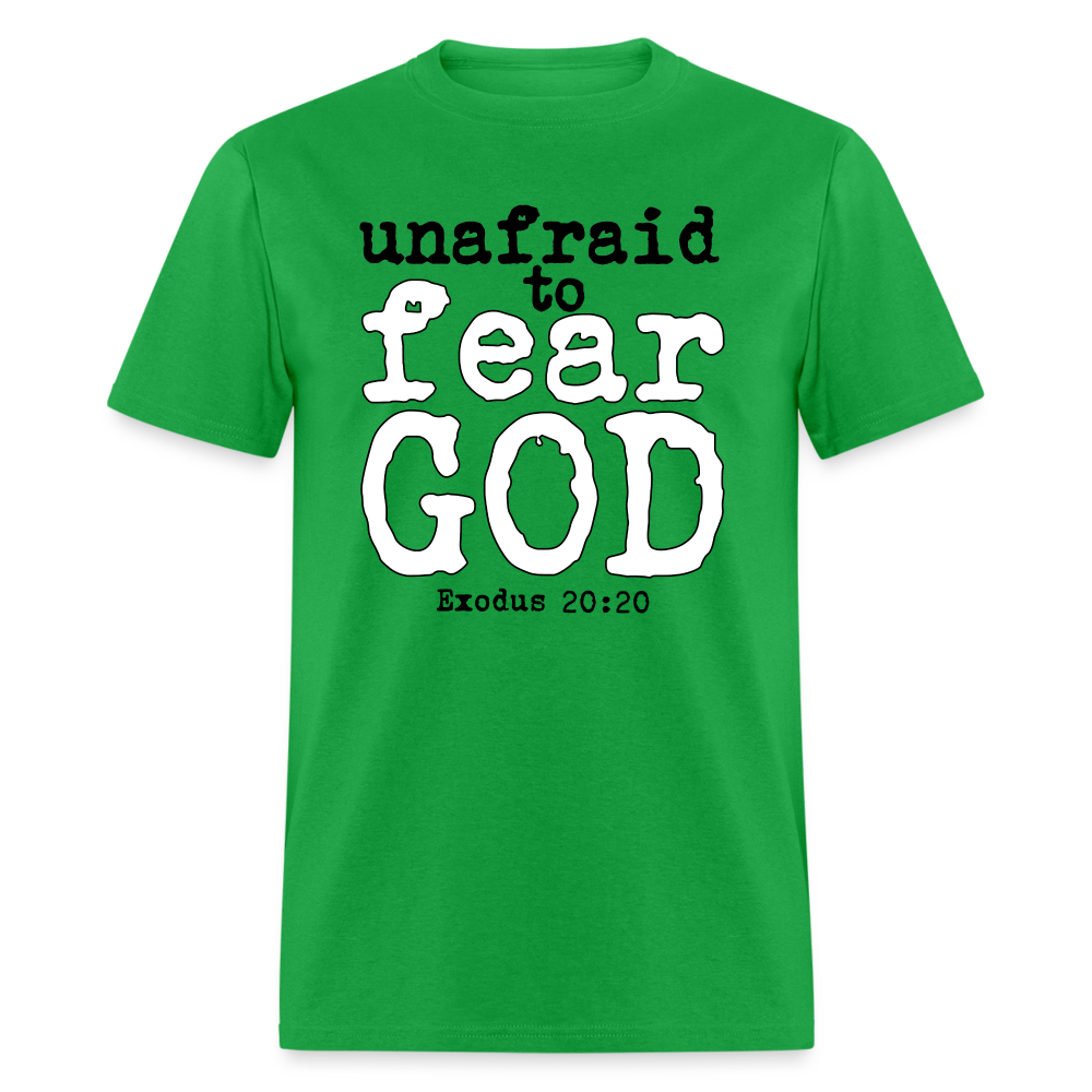 Unafraid to Fear God - bright green