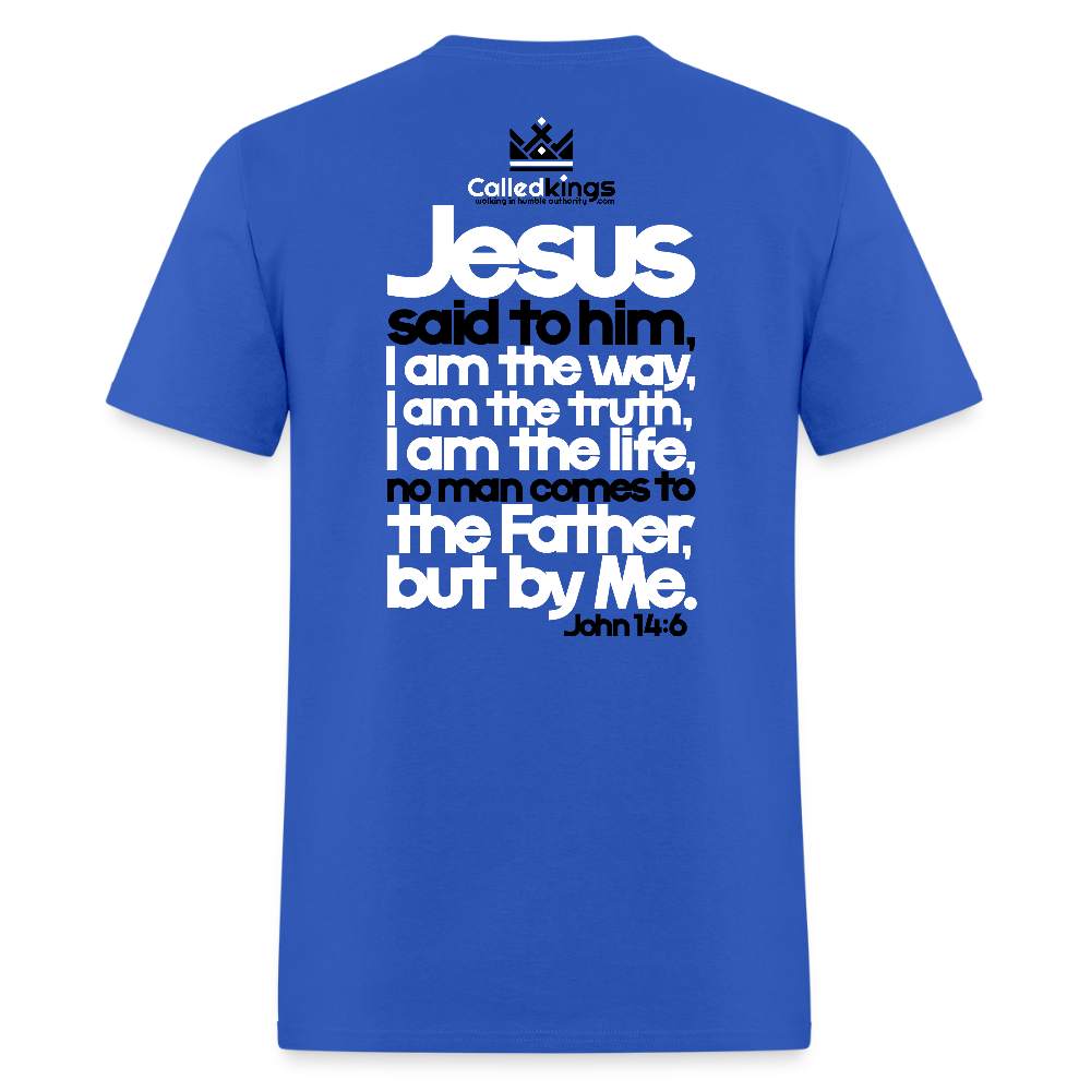 Jesus Is the Answer - royal blue