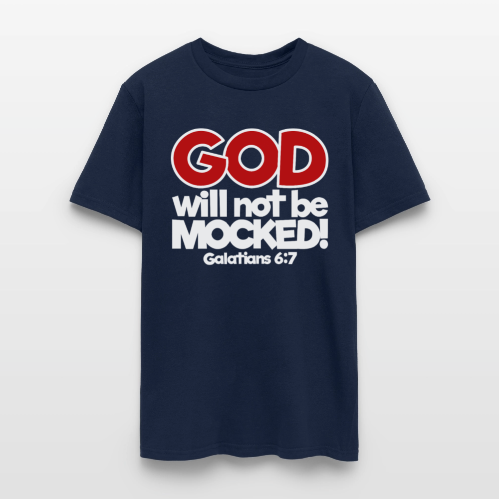 God Will Not Be Mocked - navy
