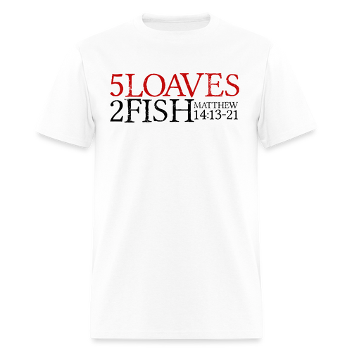 5 Loaves 2 Fish - white