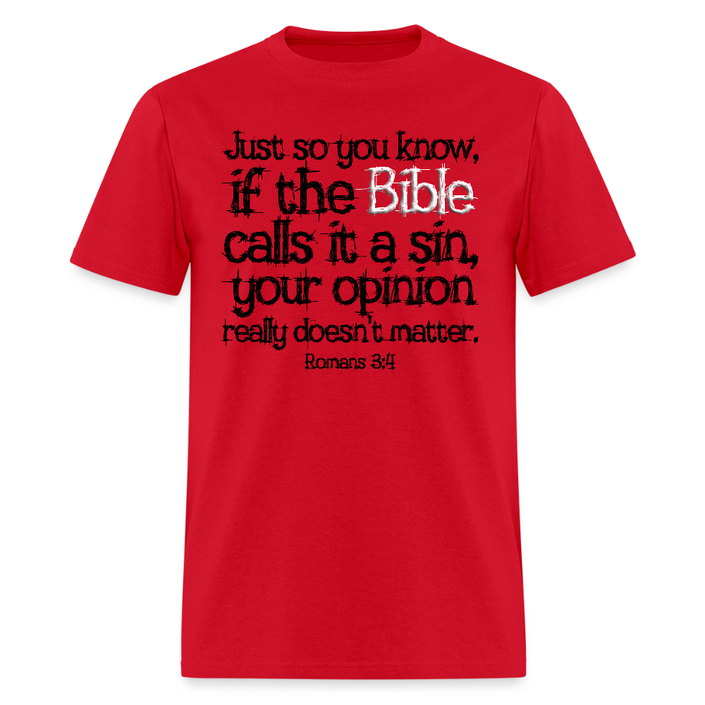 If the Bible Calls it a Sin - red