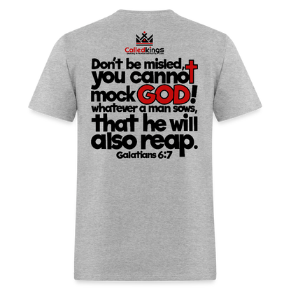 God Will Not Be Mocked - heather gray