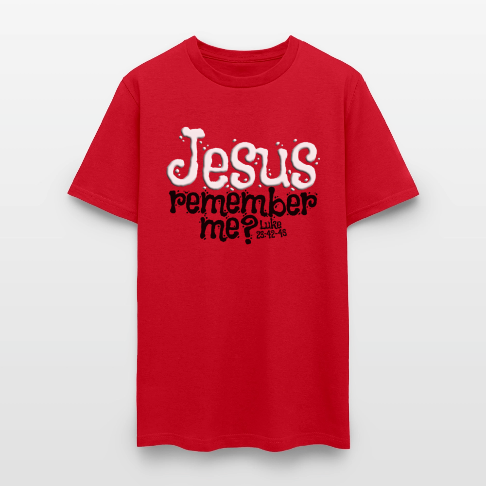 Jesus Remember Me - red