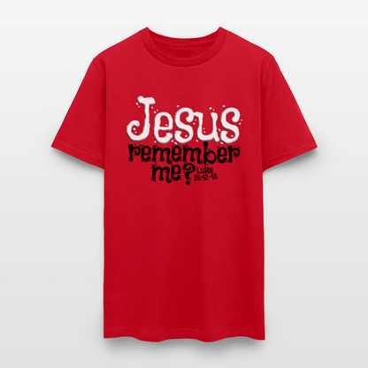 Jesus Remember Me - red