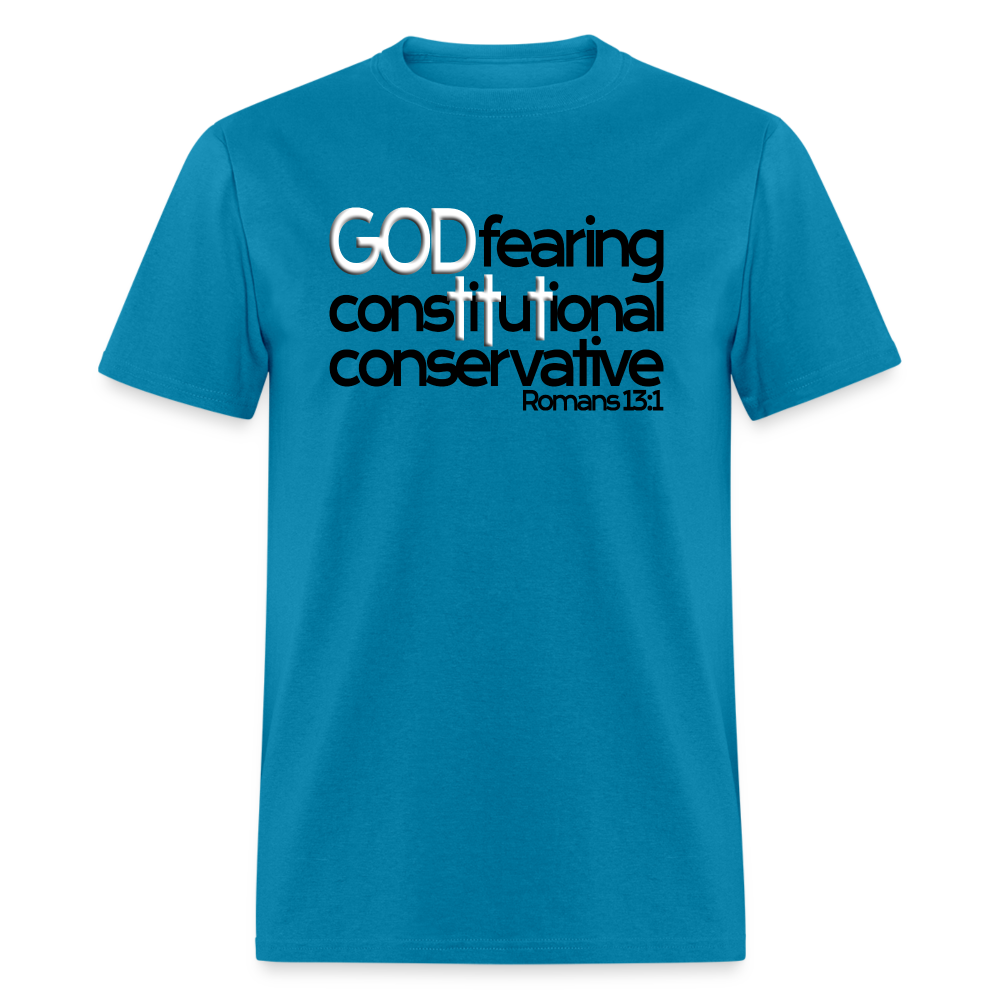 God Fearing Constitutional Conservative - turquoise