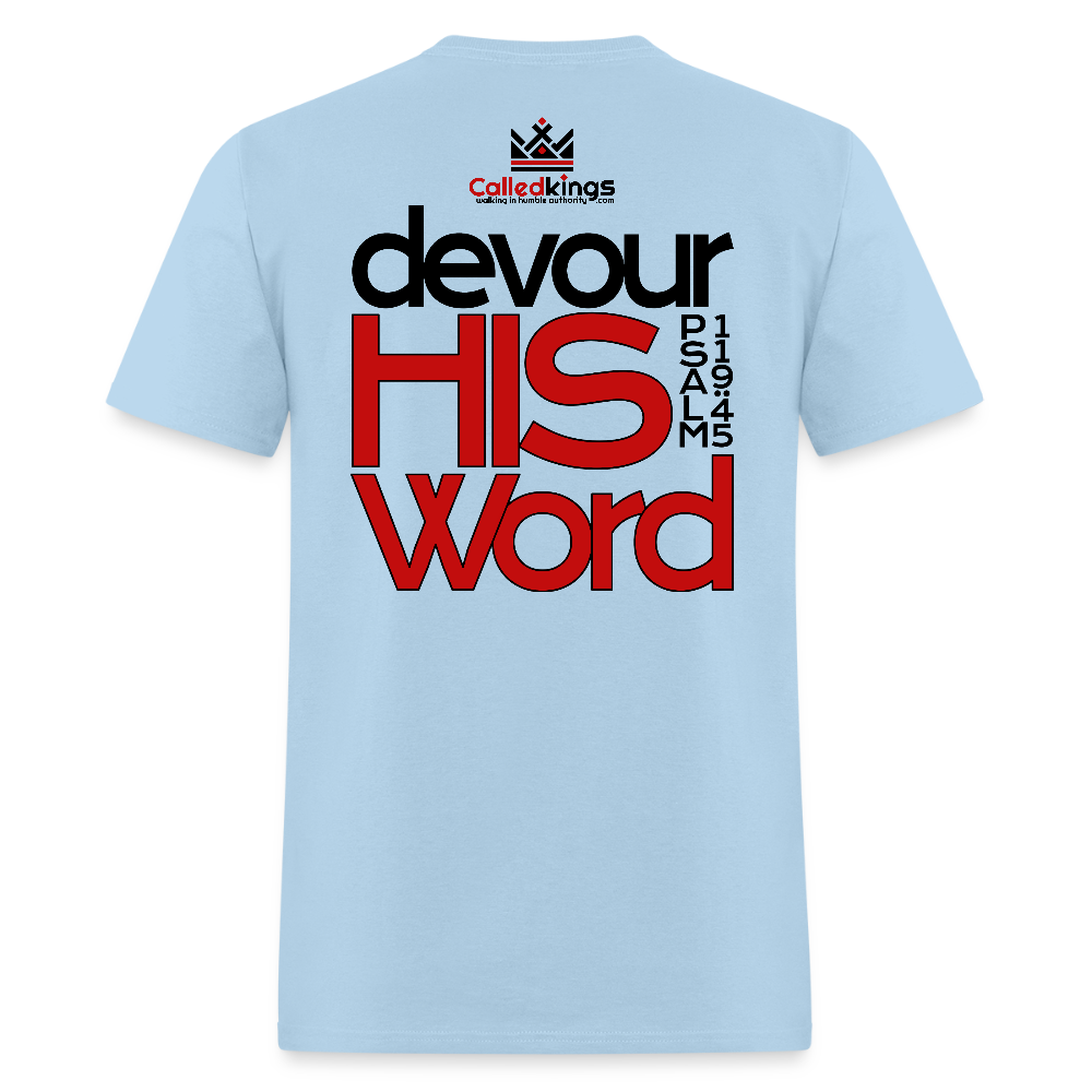 WTBSF? Devour His Word - powder blue