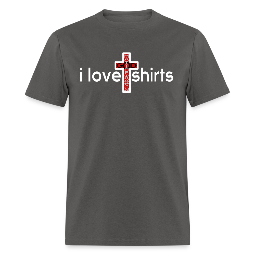 I Love T Shirts - charcoal