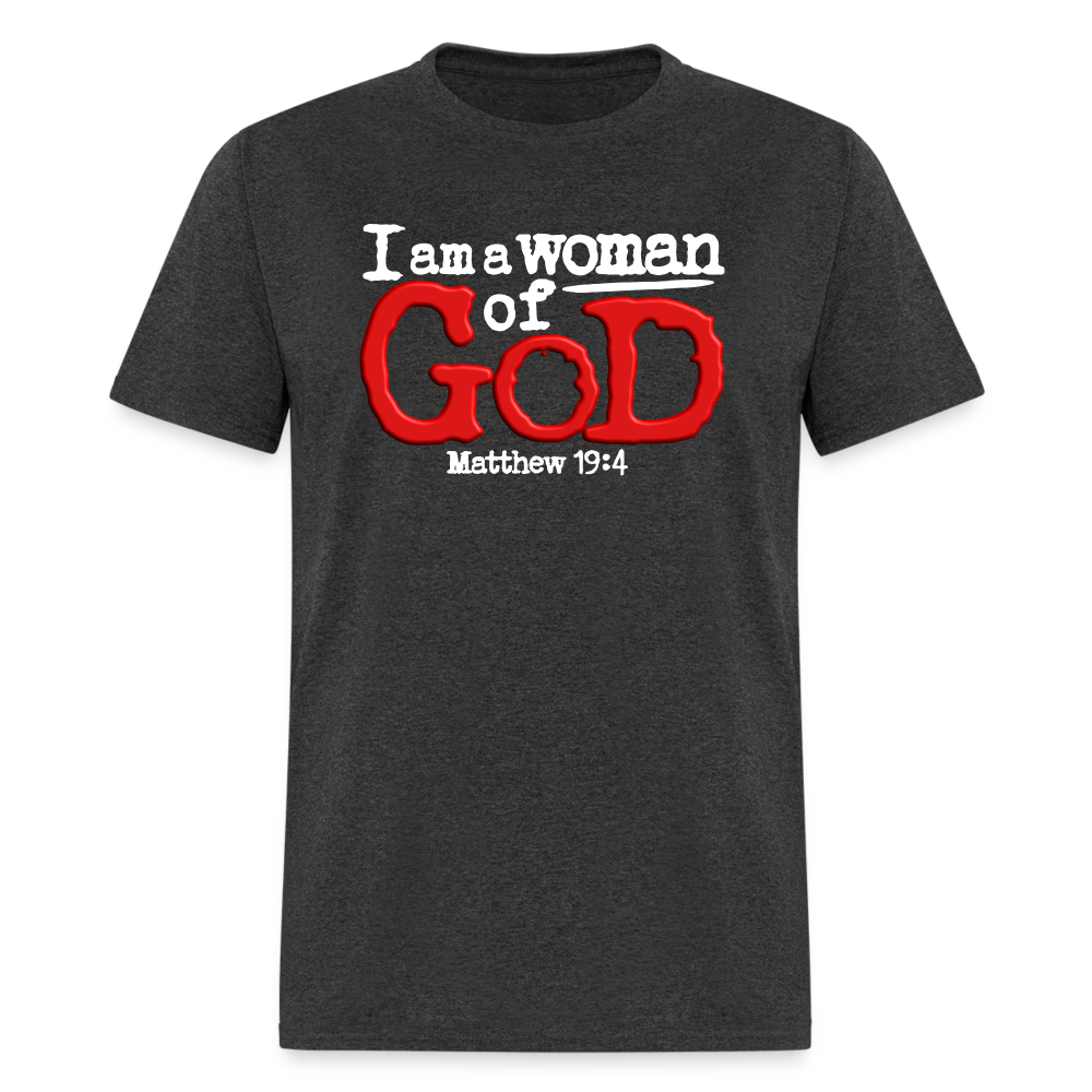 I Am a Woman of God - heather black