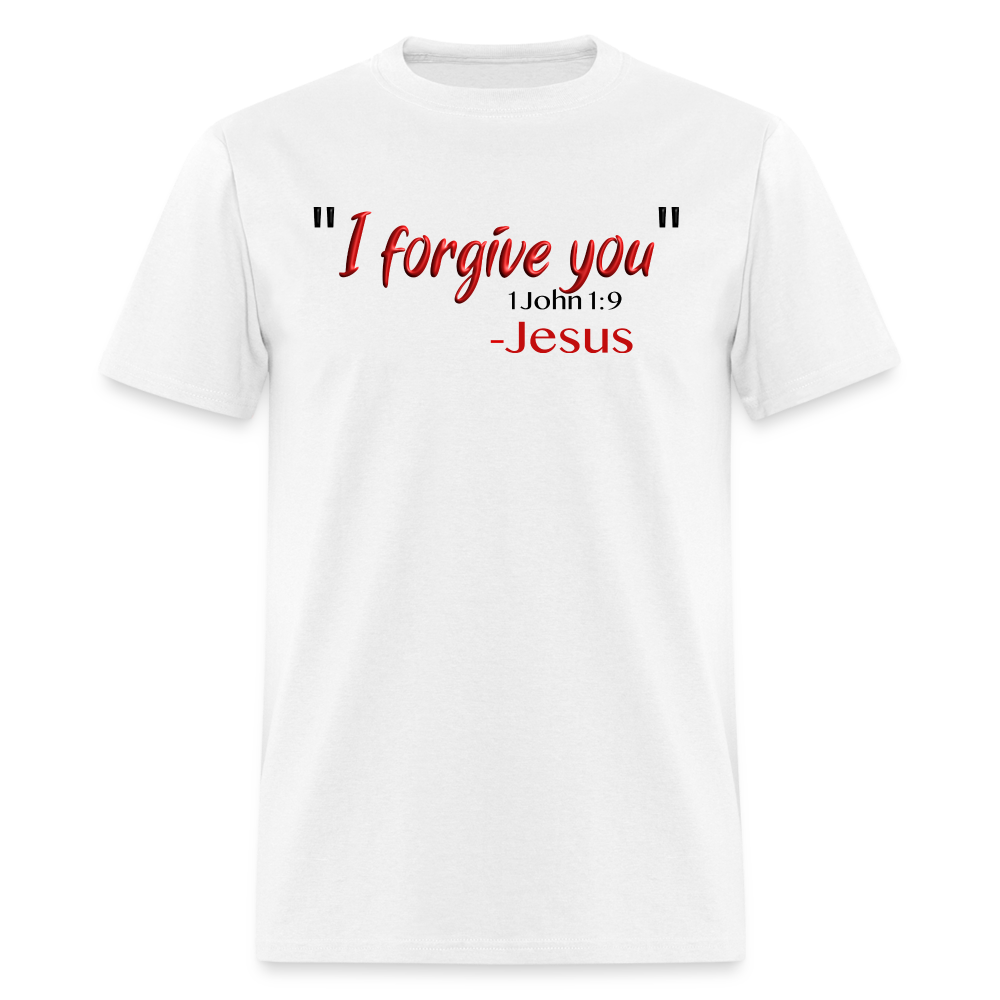 I Forgive You - white