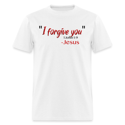 I Forgive You - white