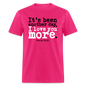 Another Day I Love You More - fuchsia