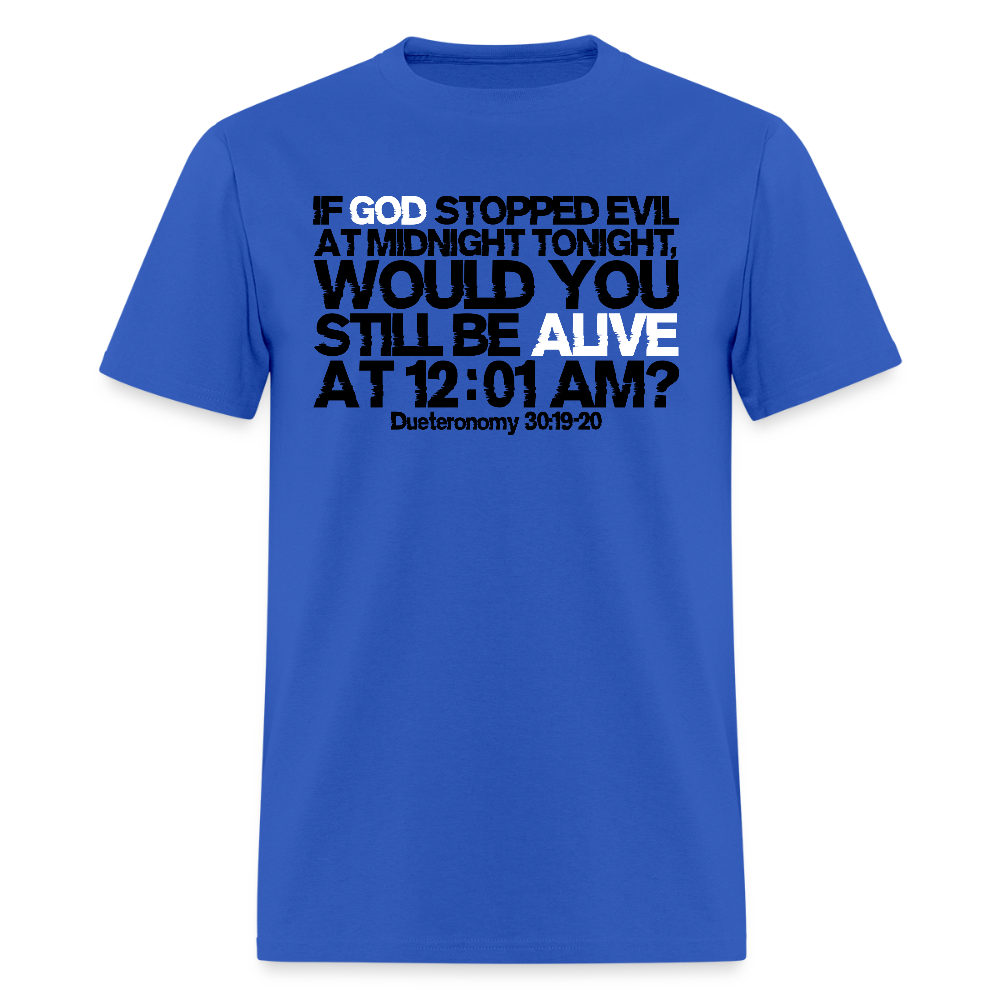 If God Stopped Evil - royal blue