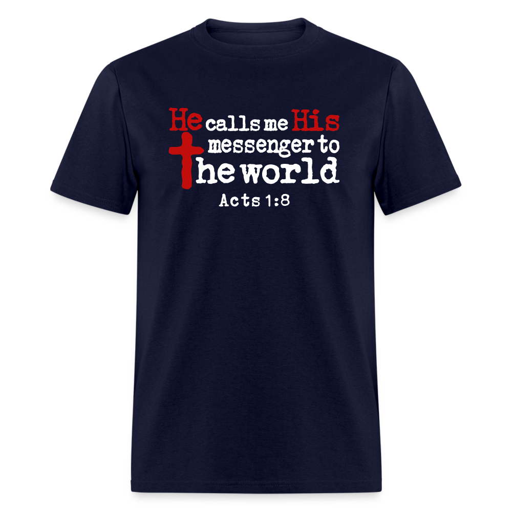 He Calls Me Messenger - navy