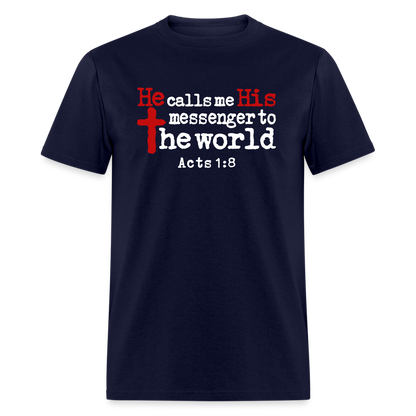 He Calls Me Messenger - navy