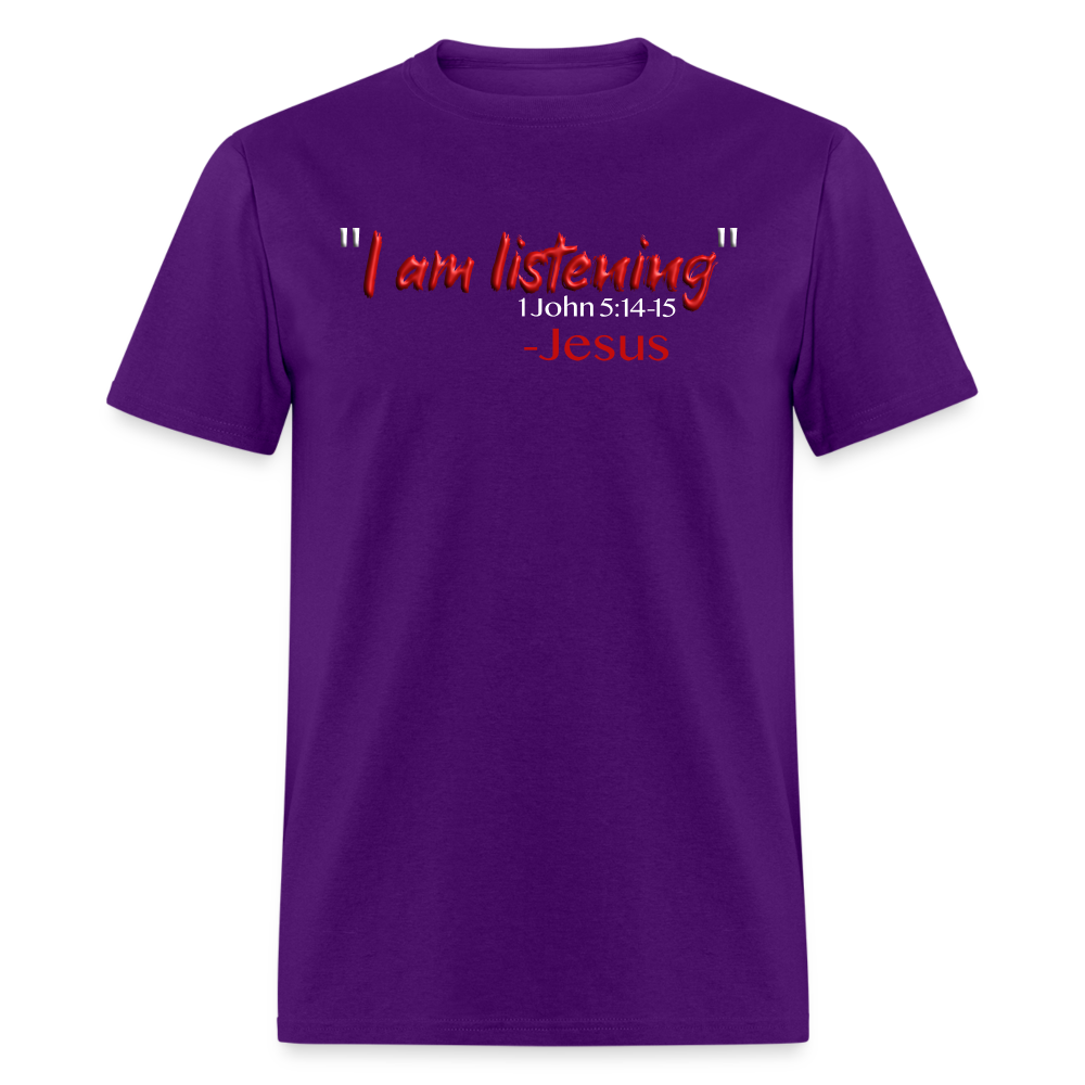 I Am Listening - purple