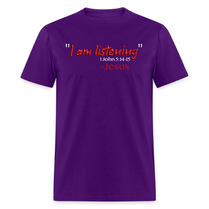 I Am Listening - purple