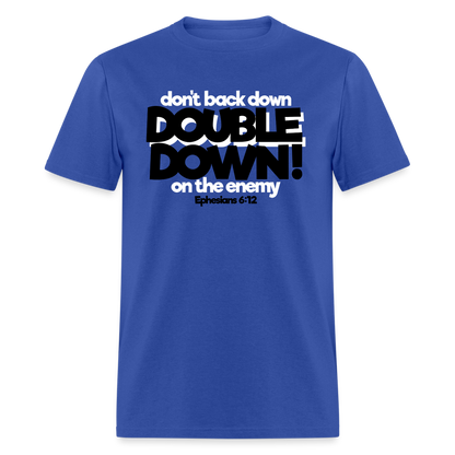 Double Down - royal blue