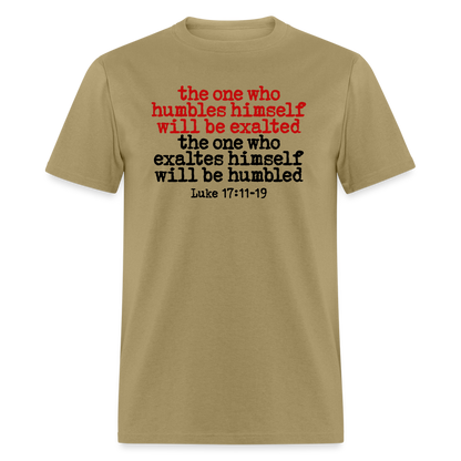 One Who Humbles Himself - khaki