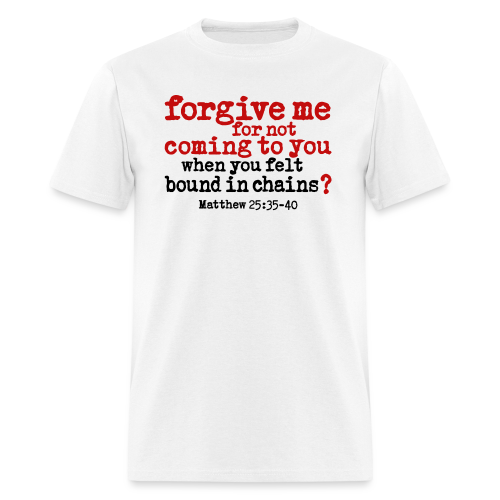Forgive For Not Coming To You - white