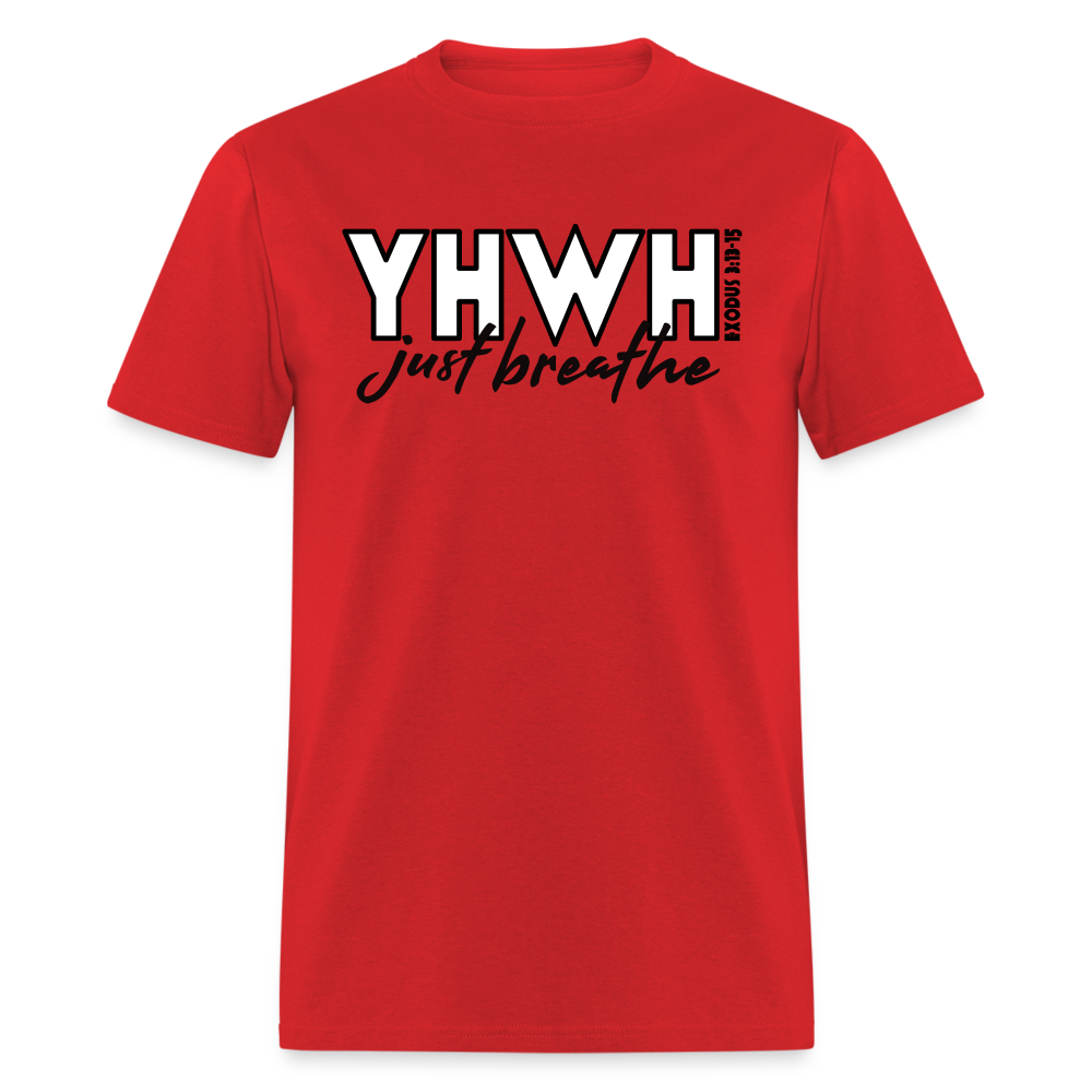 YHWH Just Breathe - red