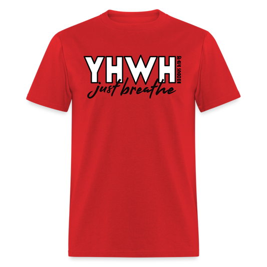 YHWH Just Breathe - red