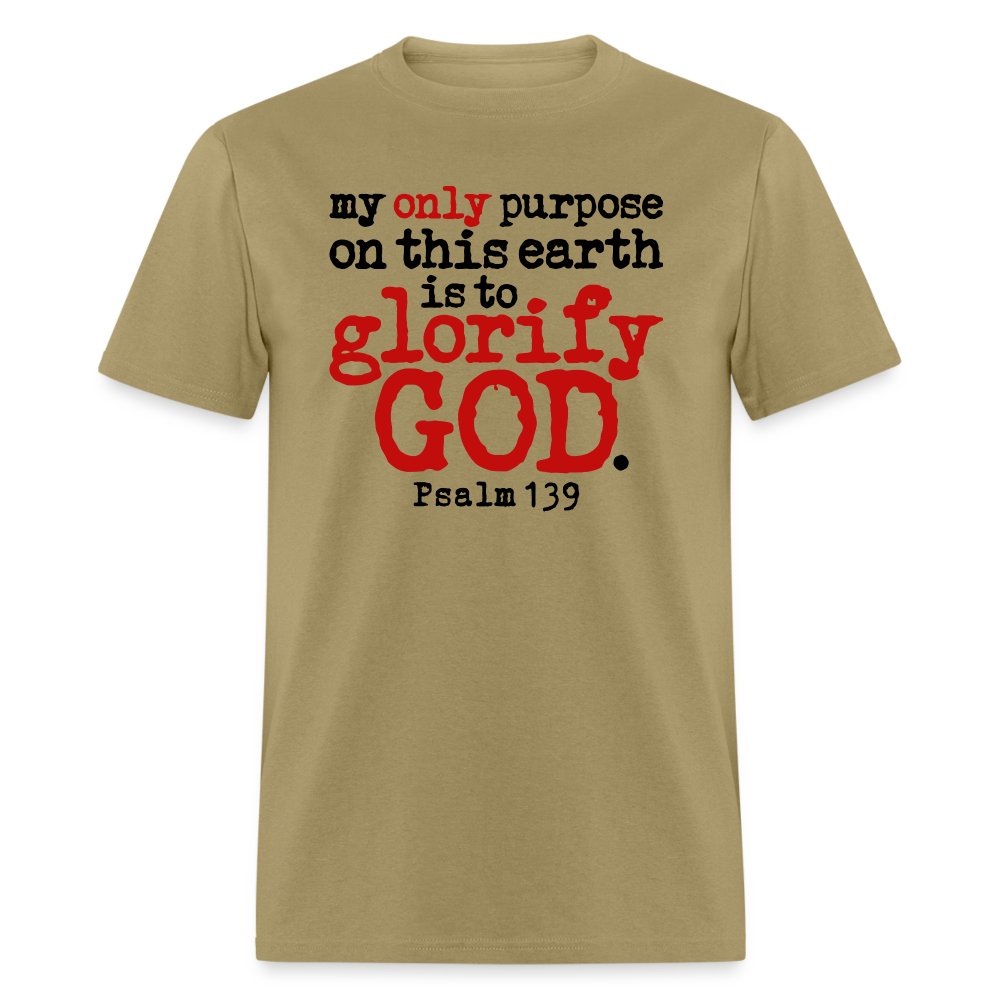 Only Purpose Glorify God - khaki
