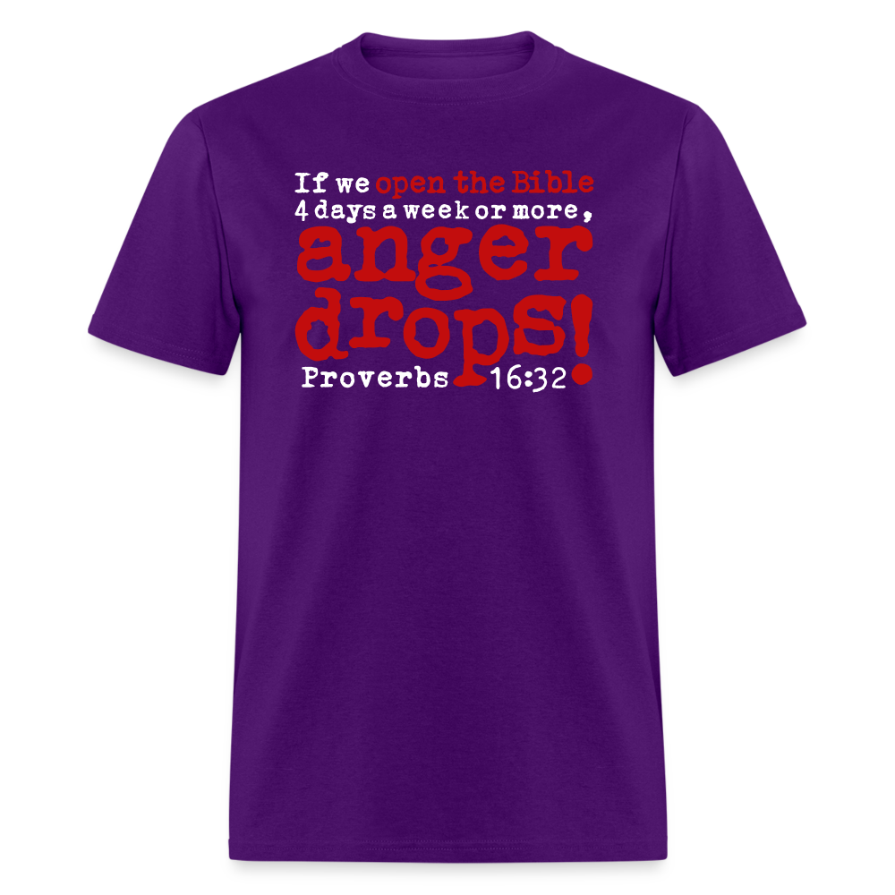 Open Bible Anger Drops - purple