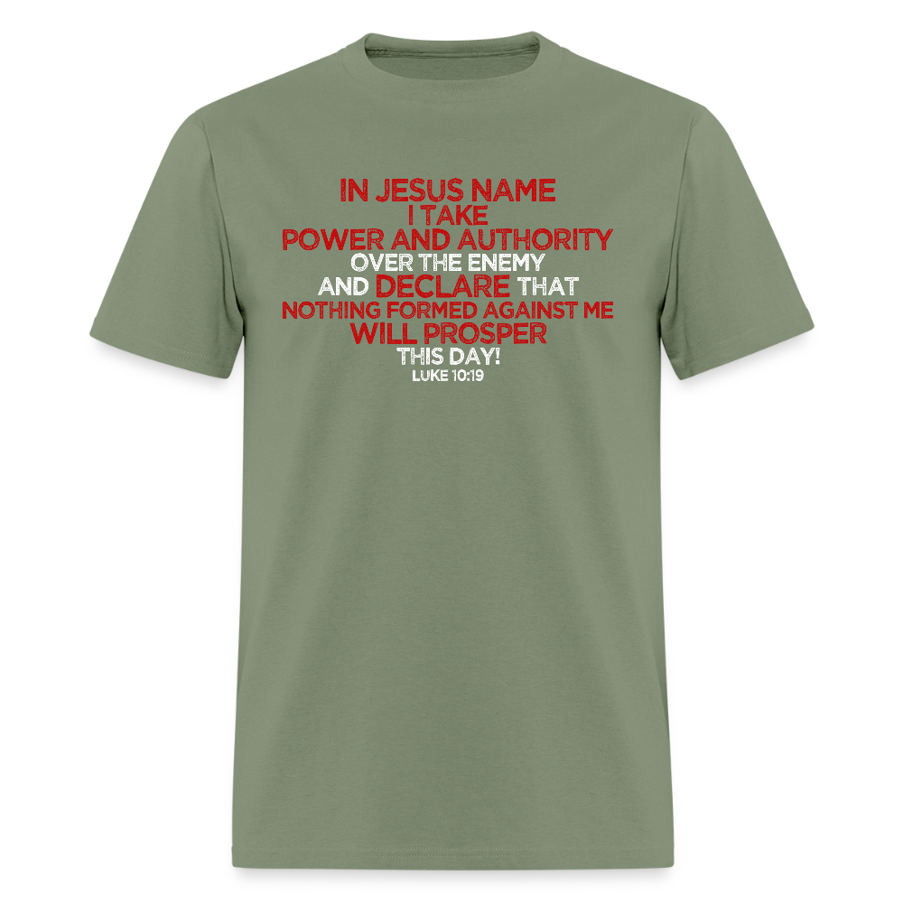I Take Power & Authority - military green