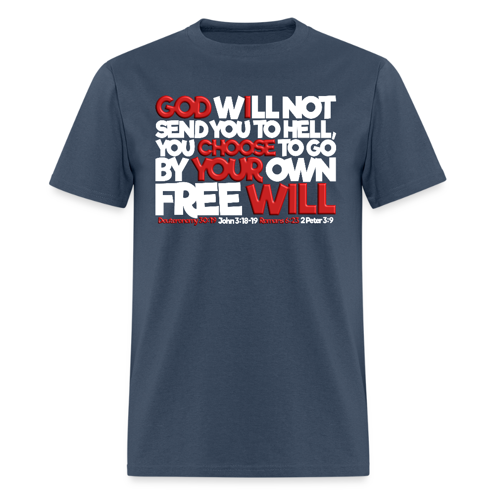 God Will Not Send You To Hell -  blue dusk