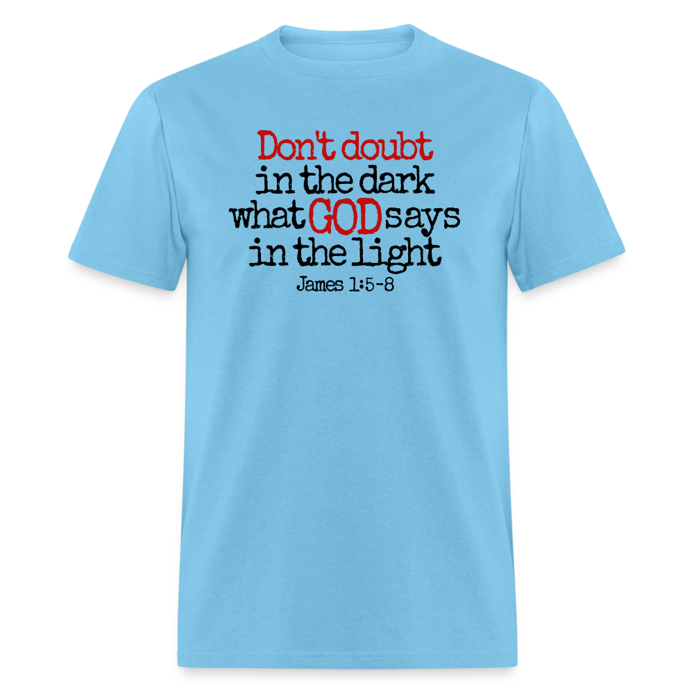 Don't Doubt God - aquatic blue
